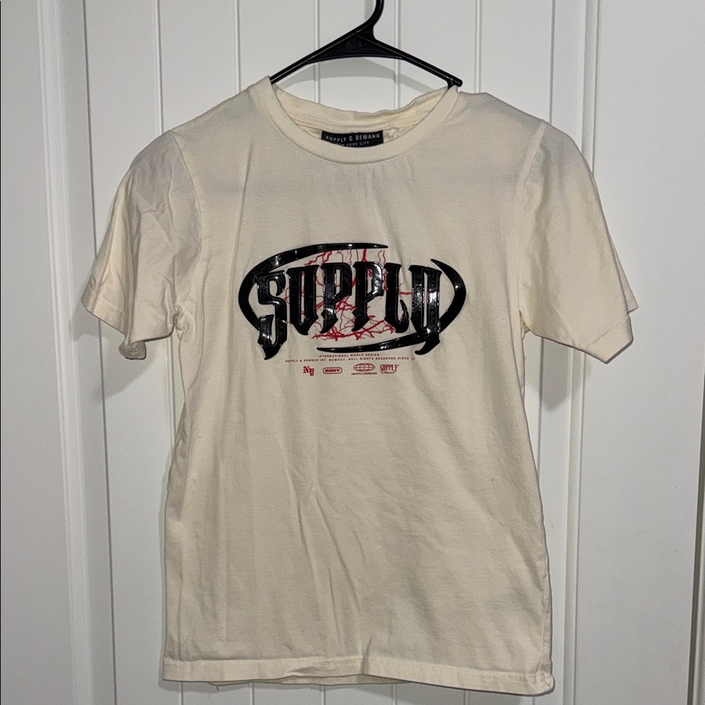 Cream Graphic Tee - Boys
